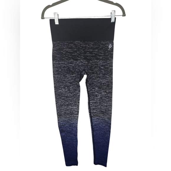 0 to 5 Pants - 0 To 5 Women's Black White Blue Gradient Leggings Size S